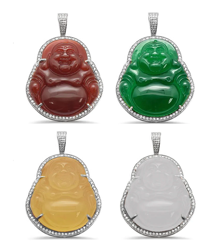 Diamond Buddha Pendant