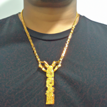 14K 12MM YELLOW GOLD SOLID MIAMI CUBAN 18 CHAIN NECKLACE
