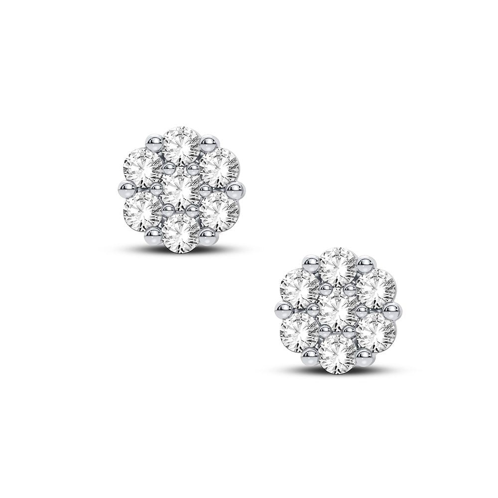 14K 0.14CT Diamond Earring