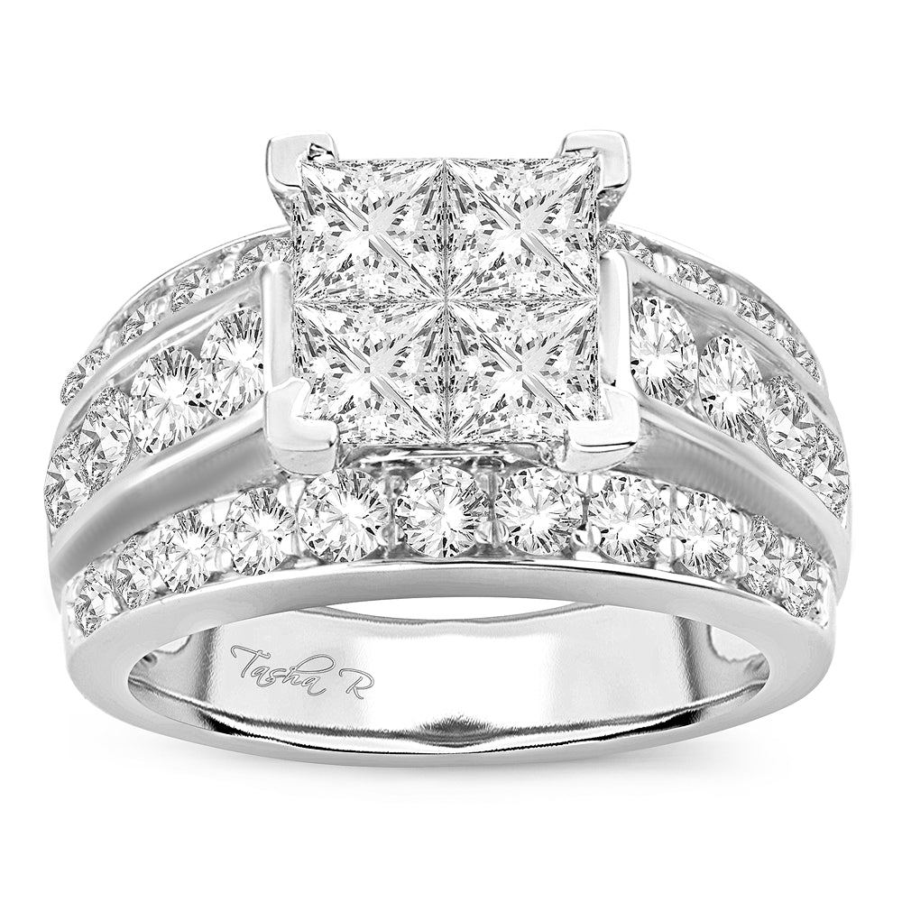 14K  3.50CT  PR/CT   Diamond  RING.