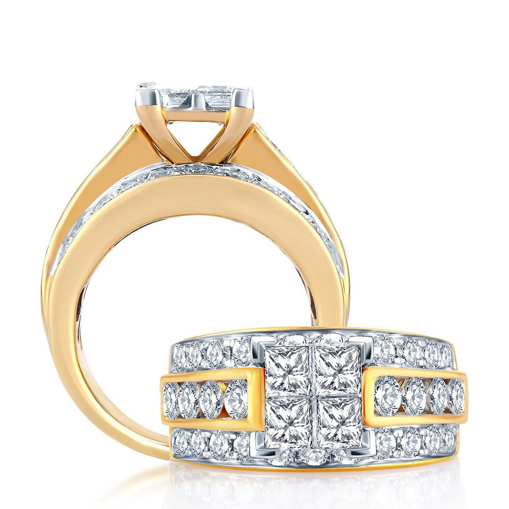 14K  2.62ct Diamond Ring