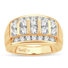 14K  2.00CT  Diamond Mens Band