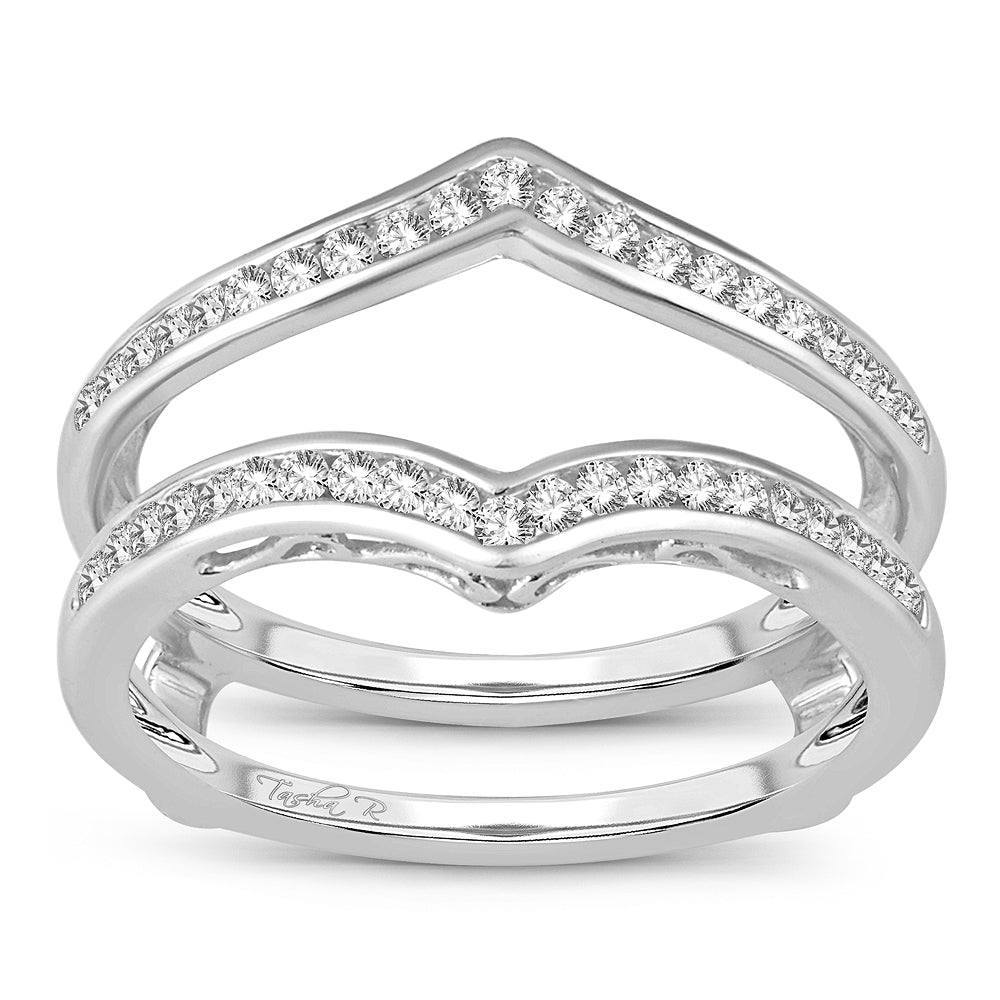 14K  0.38CT  Diamond RING GUARD