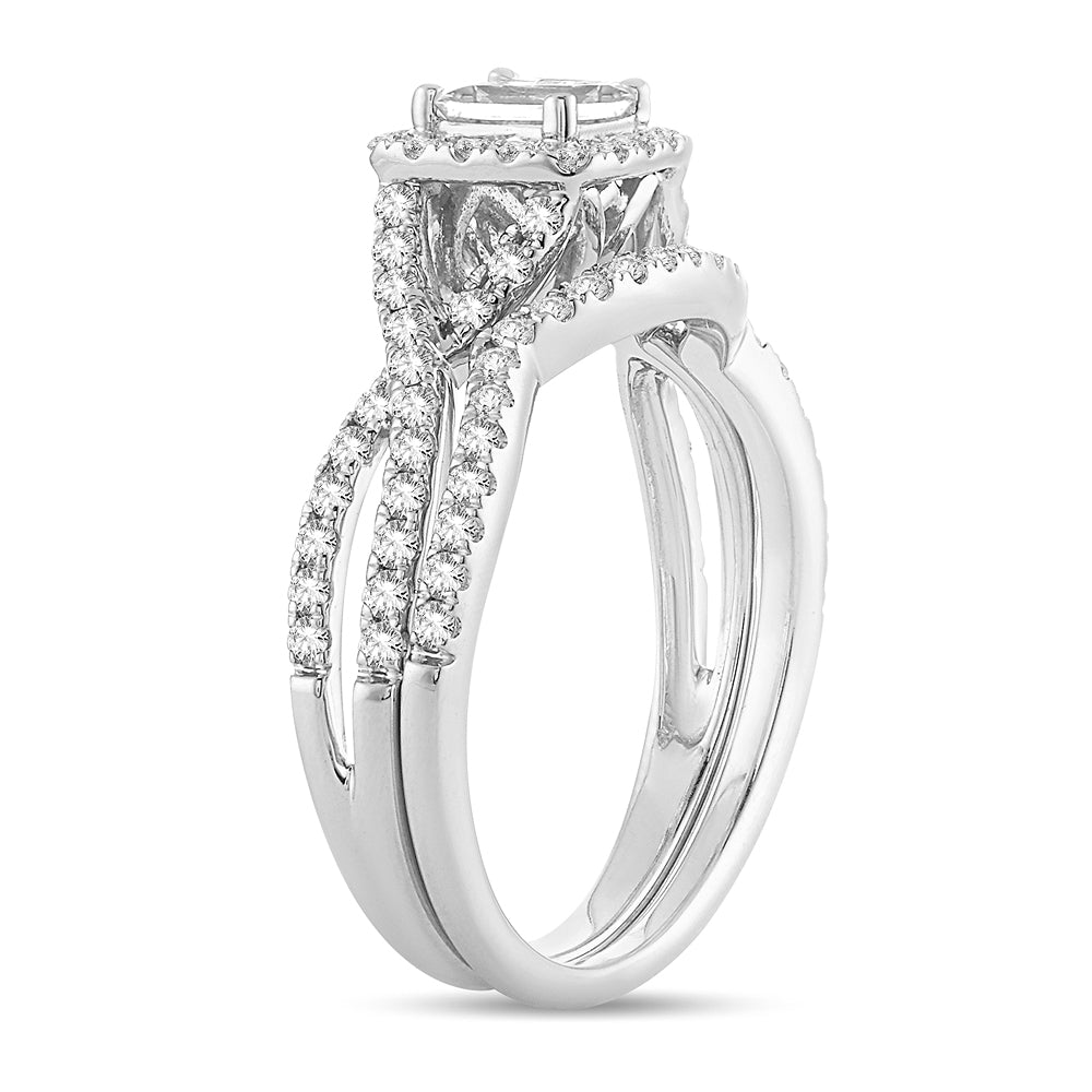 14K 1.00CT Diamond  BRIDAL SET