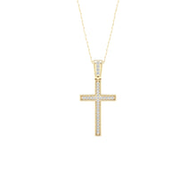 10K 0.10CT Diamond Pendant