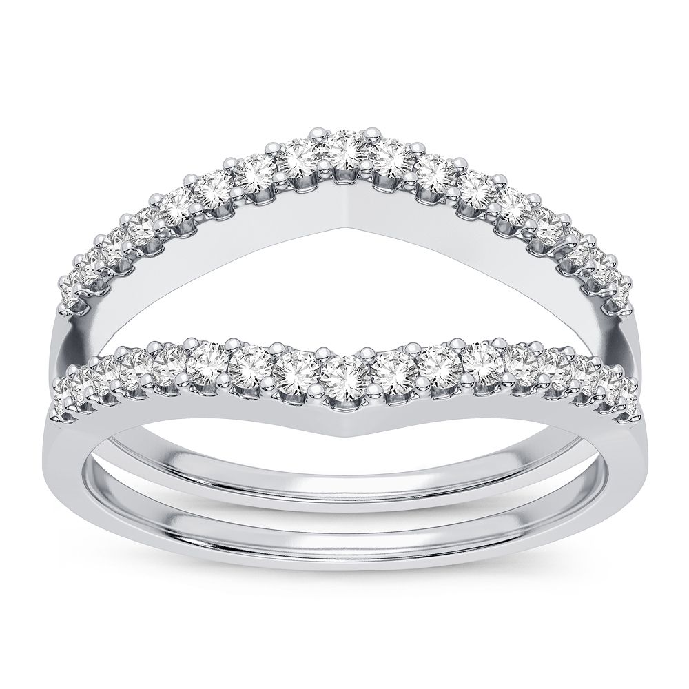 14K 0.25CT Diamond Ring Guard