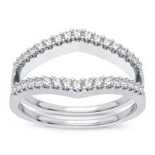 14K 0.25CT Diamond Ring Guard
