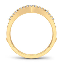 14K 0.25CT Diamond Ring Guard