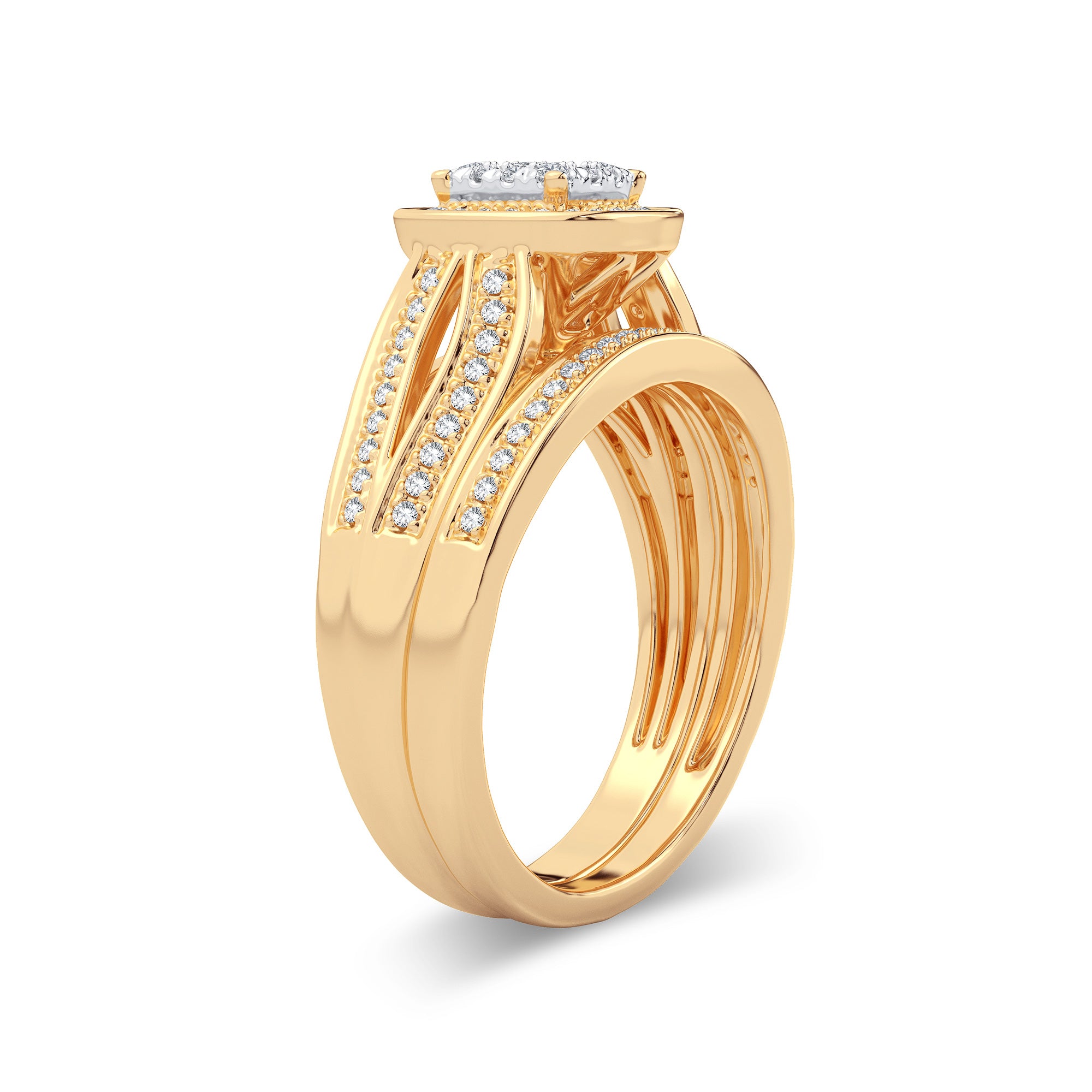 14K 0.40CT DIAMOND BRIDAL RING