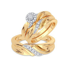 14K 0.16CT Diamond Trio Set