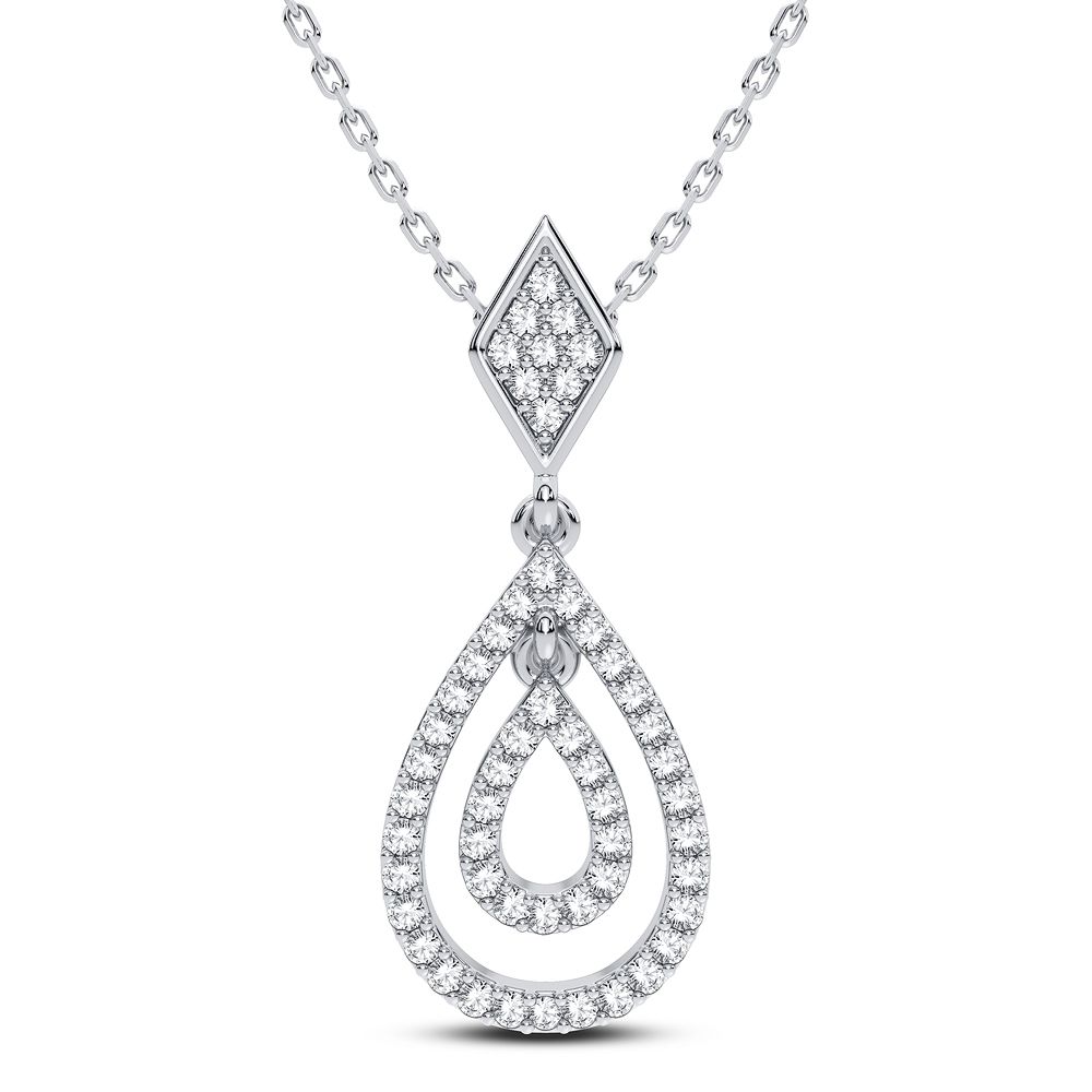 14K 0.19CT DIAMOND PENDANT