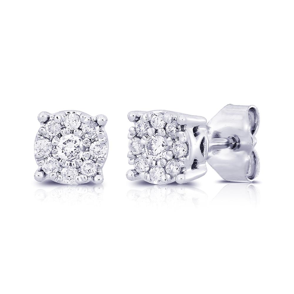 14K  0.25ct Diamond Earrings