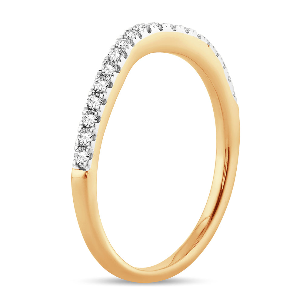 14K 0.25 Diamond Enhancer Band