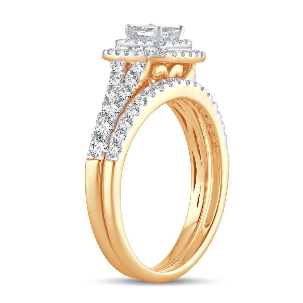 14K 1.00CT Diamond BRIDAL RING