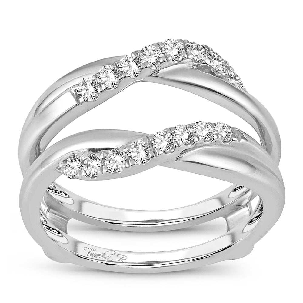 14K  0.38 CT  Diamond  RING GUARD