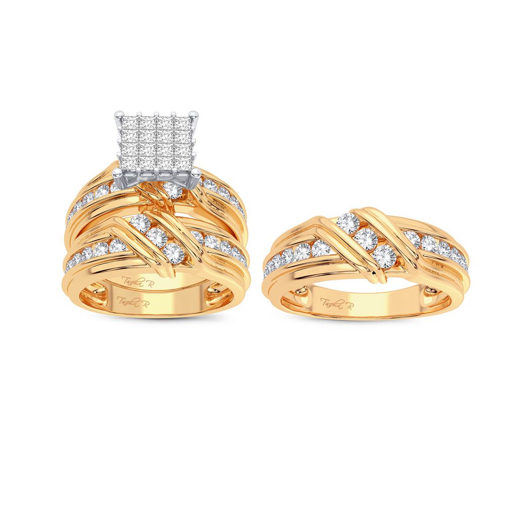 14K 2.50CT Diamond Trio Set