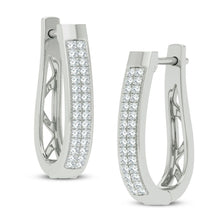 14K 0.21CT DIAMOND EARRING