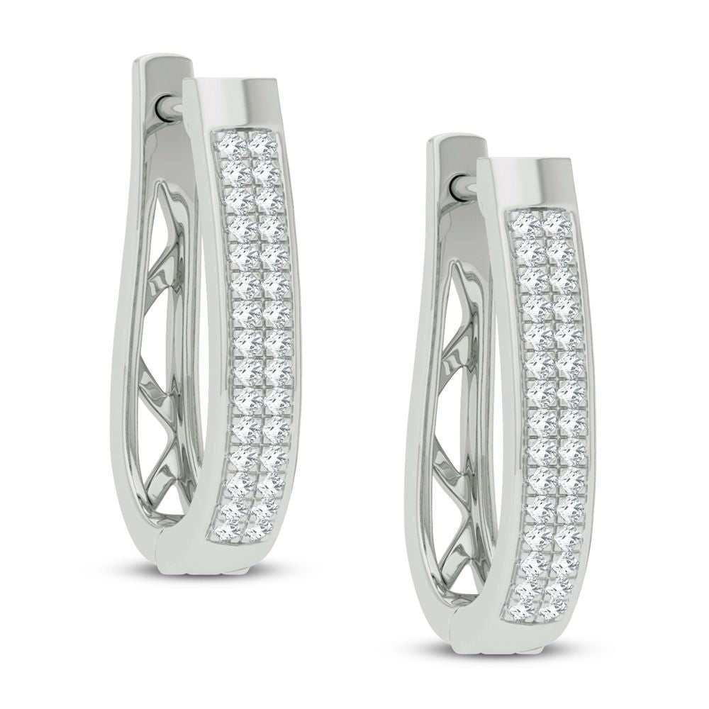 14K 0.21CT DIAMOND EARRING