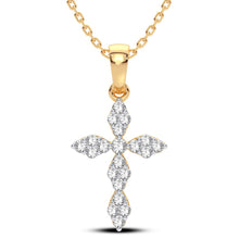 14K 0.25CT Diamond Pendant