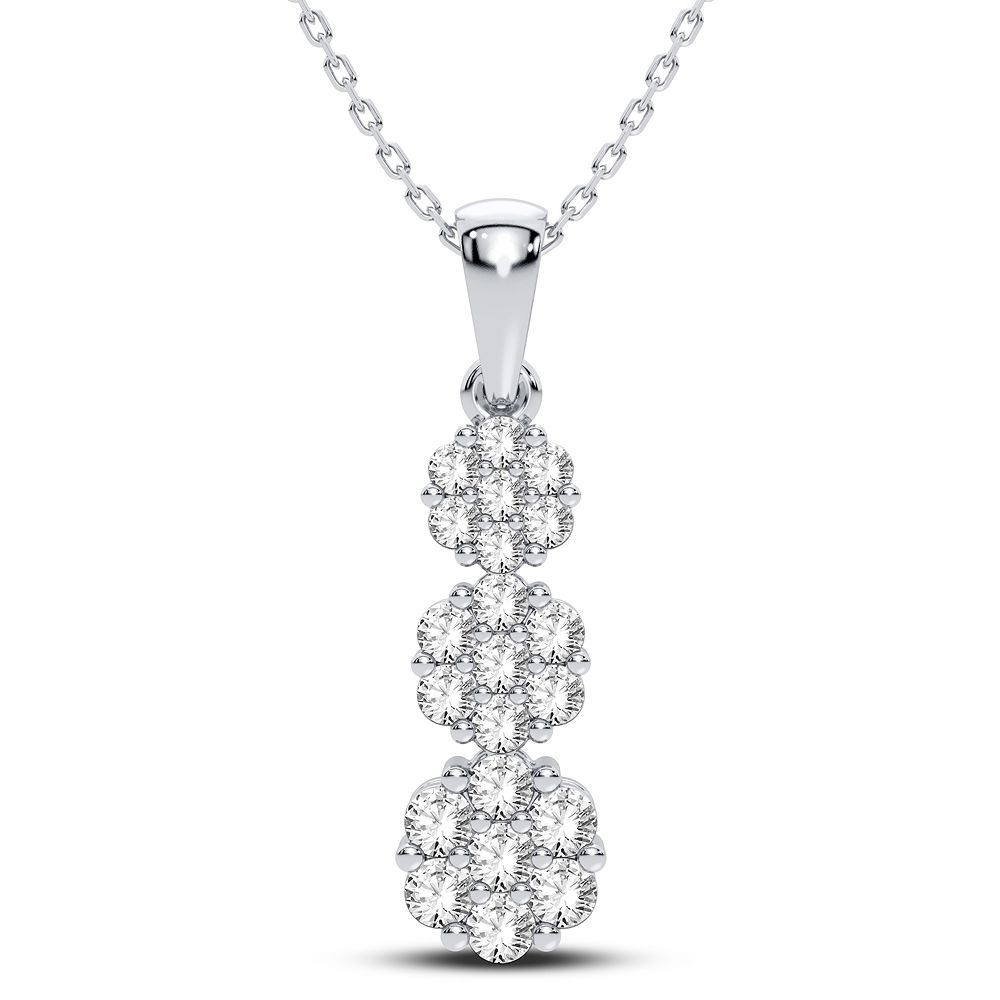 14K 0.75CT Diamond Pendant