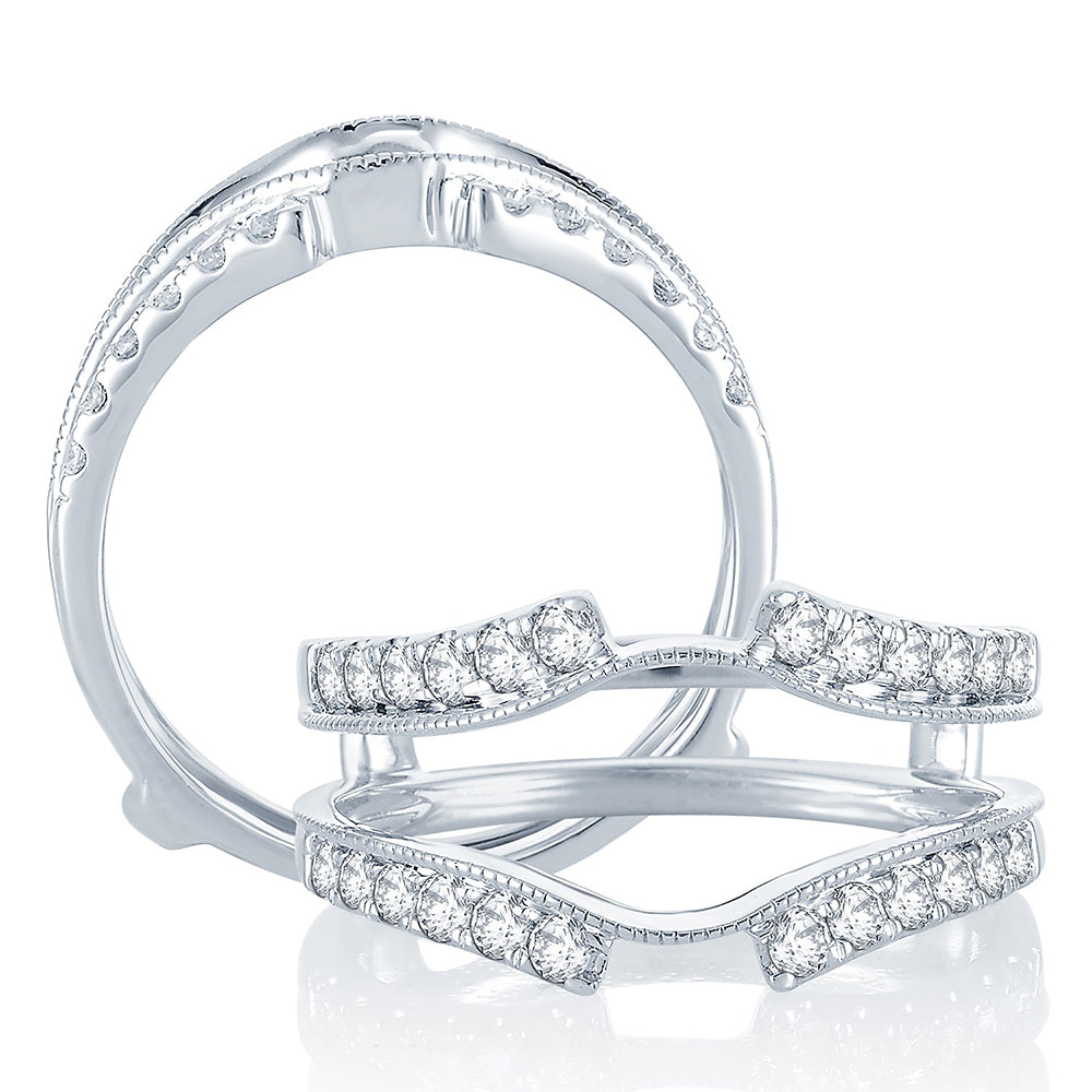 14K 0.50CT Diamond RING GUARD