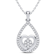 14K 0.25CT DIAMOND PENDANT