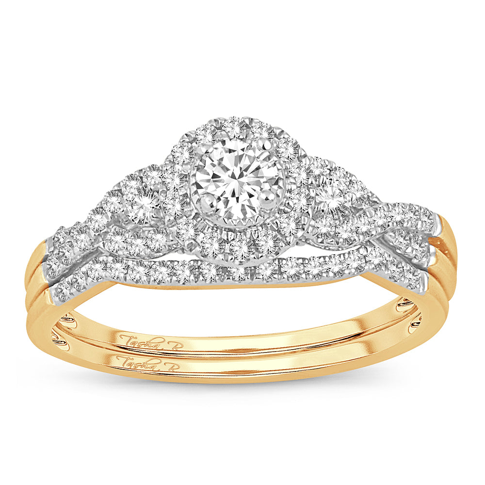 14K 0.50CT DIAMOND BRIDAL RING