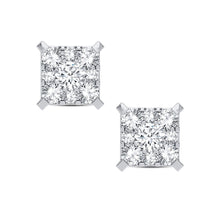 14K 0.27CT DIAMOND EARRING