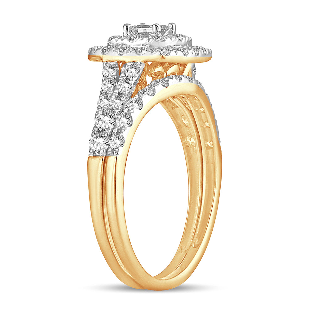 14K 1.00CT DIAMOND BRIDAL RING