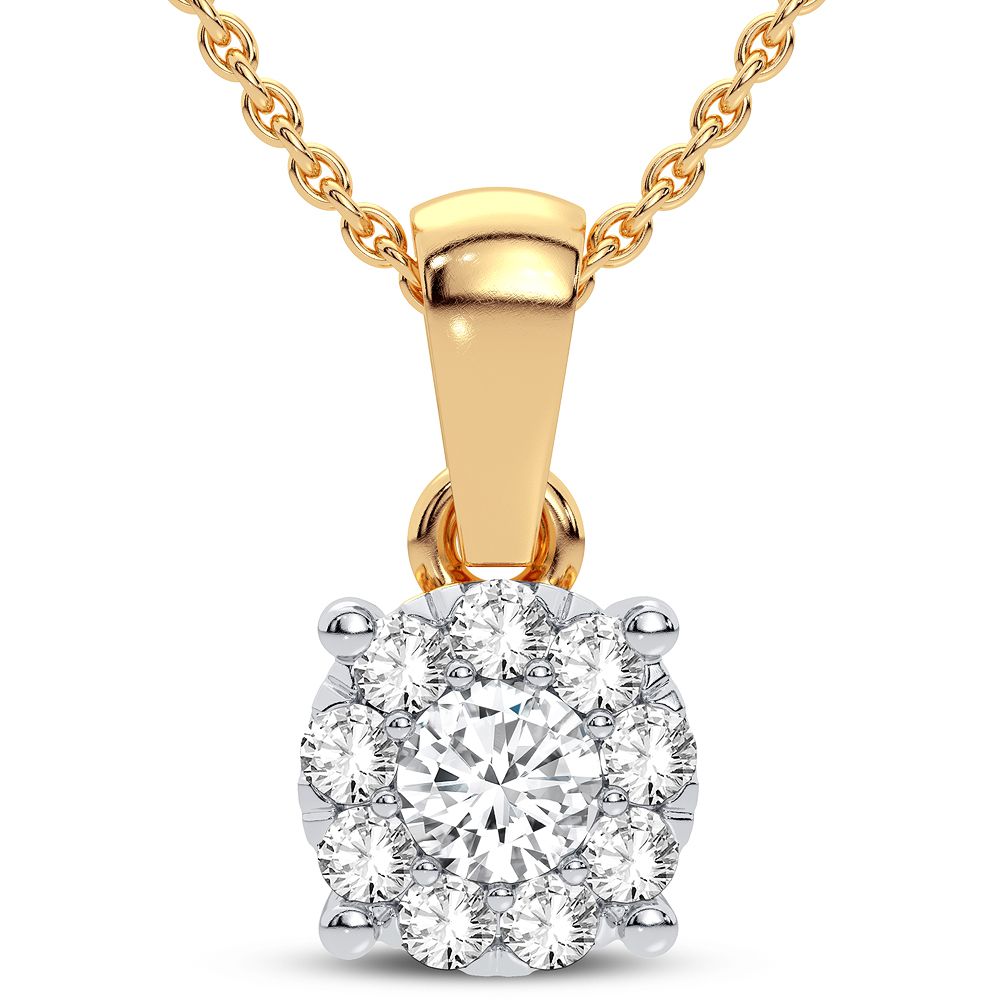 14K 0.25CT Diamond Pendant