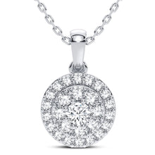 14K 0.33CT DIAMOND PENDANT