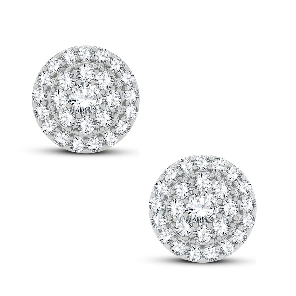 14K 0.62CT Diamond Earring