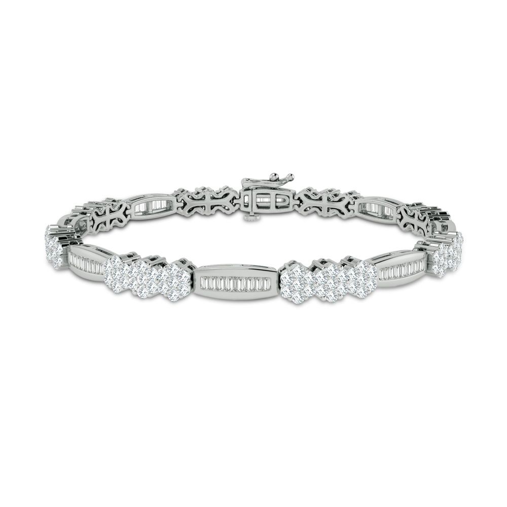 14K 2.75ct Diamond Bracelet