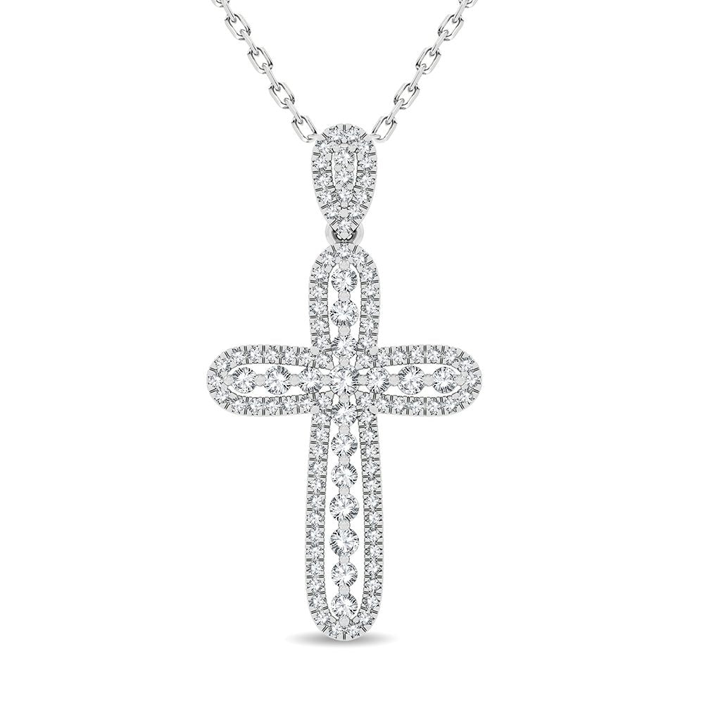 14K 0.50CT Diamond Pendant