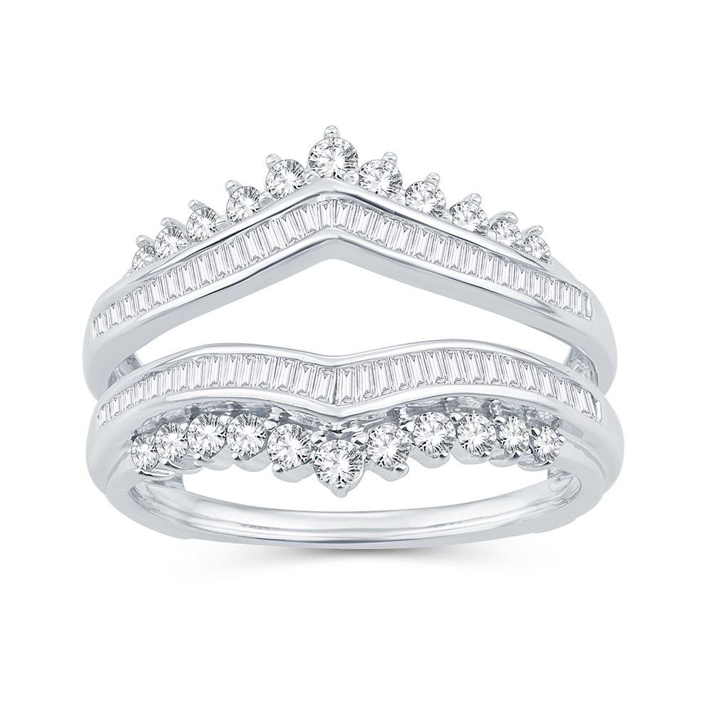 14K 0.75CT Diamond RING GUARD