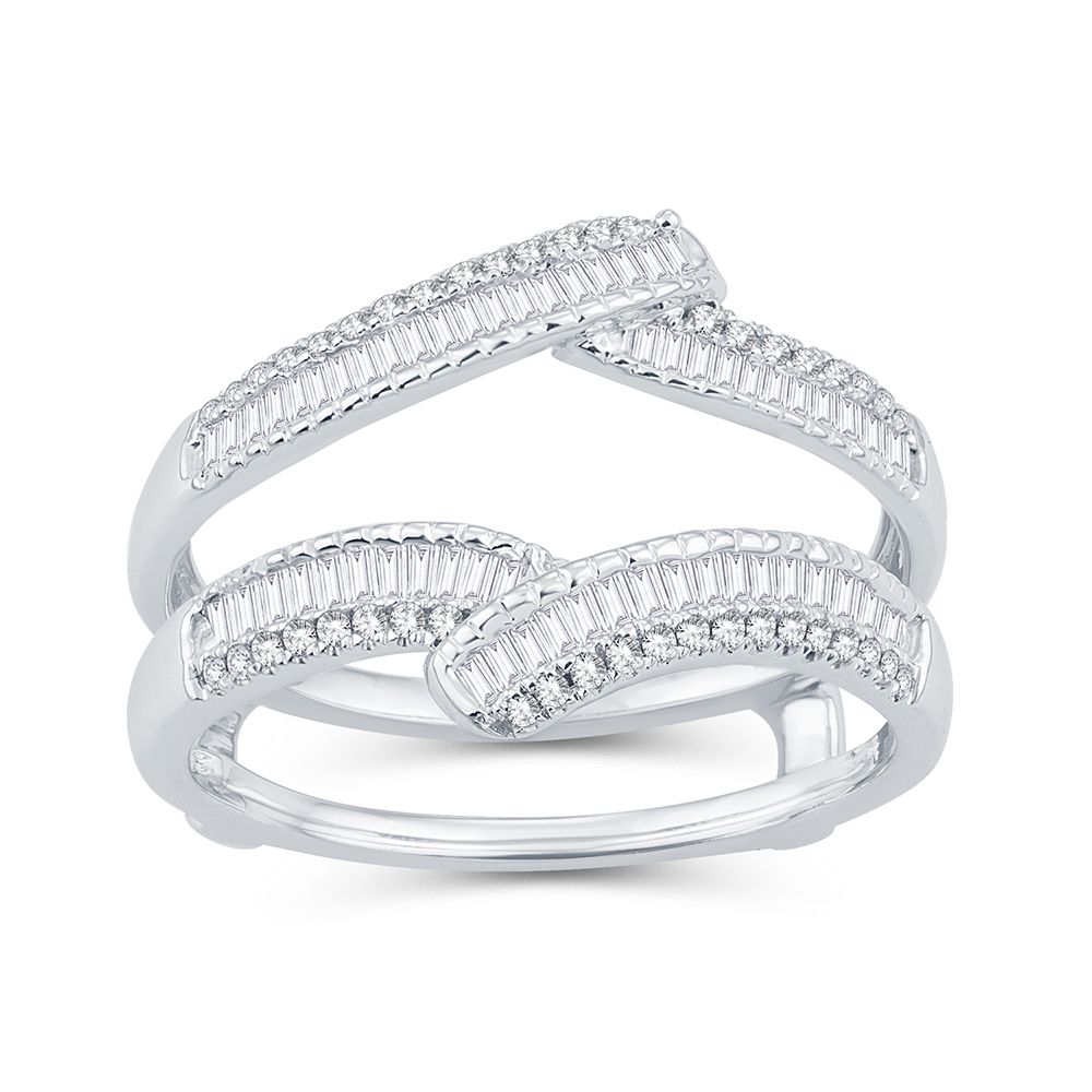 14K 0.50CT Diamond RING GUARD