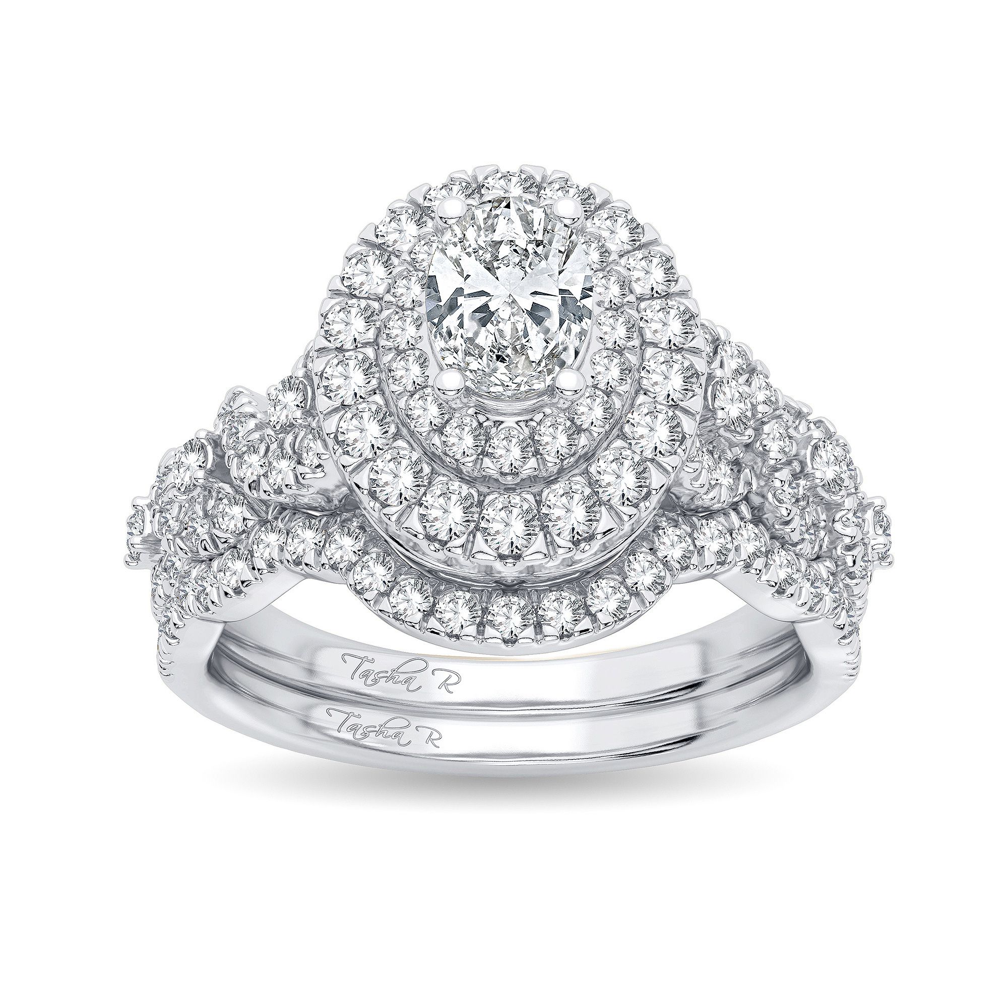 14K 1.00CT Diamond Bridal Ring