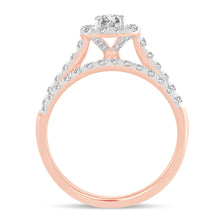 10K 1.00CT DIAMOND BRIDAL RING