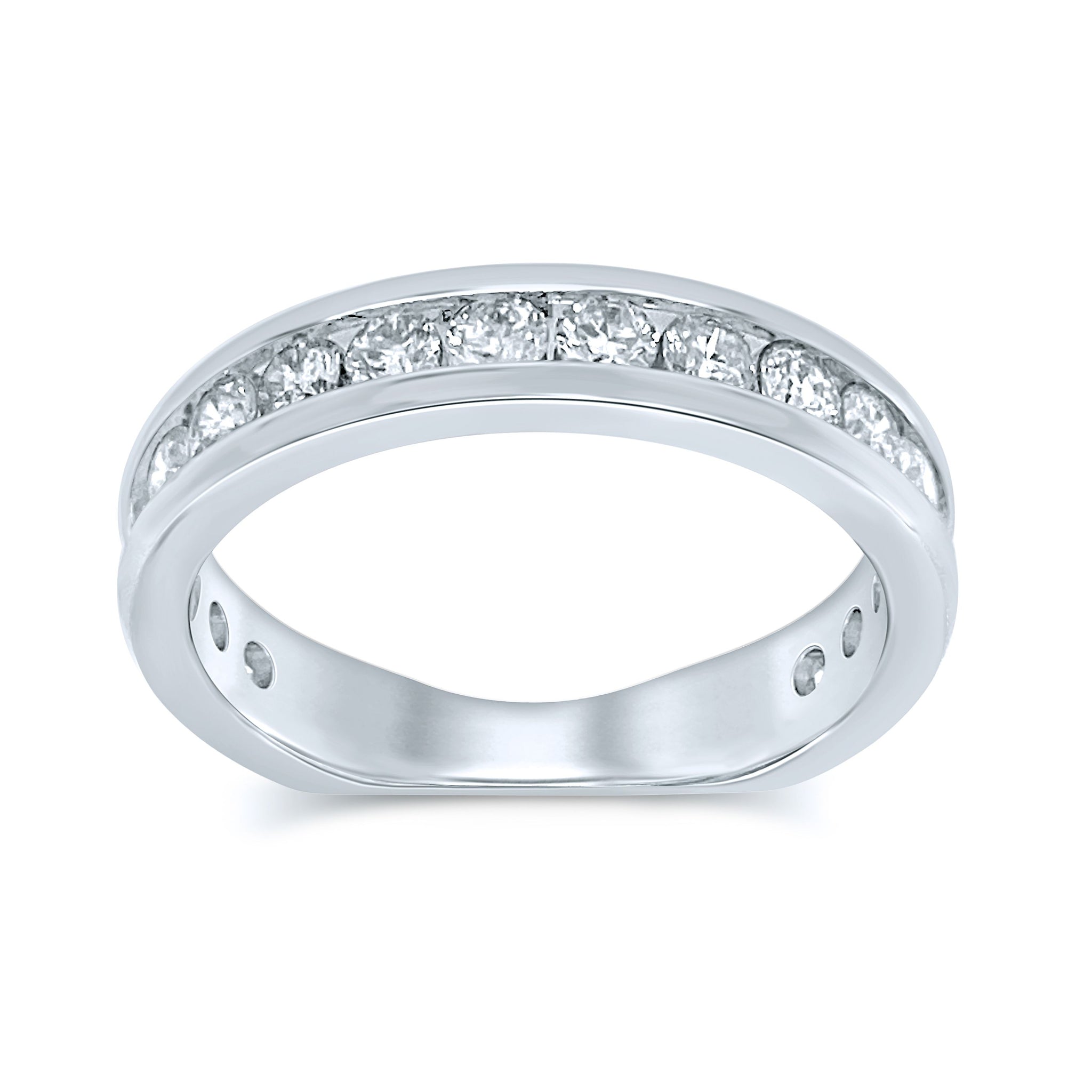 14K 0.25CT Diamond Band (18 Diamond Stones)