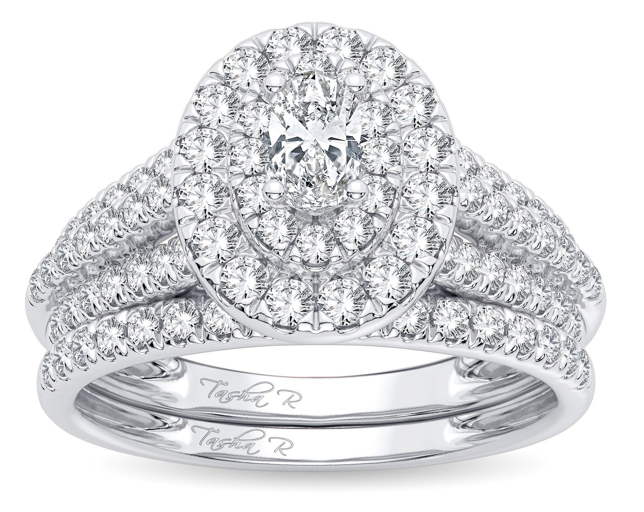 14K 1.00ct Diamond Bridal Ring