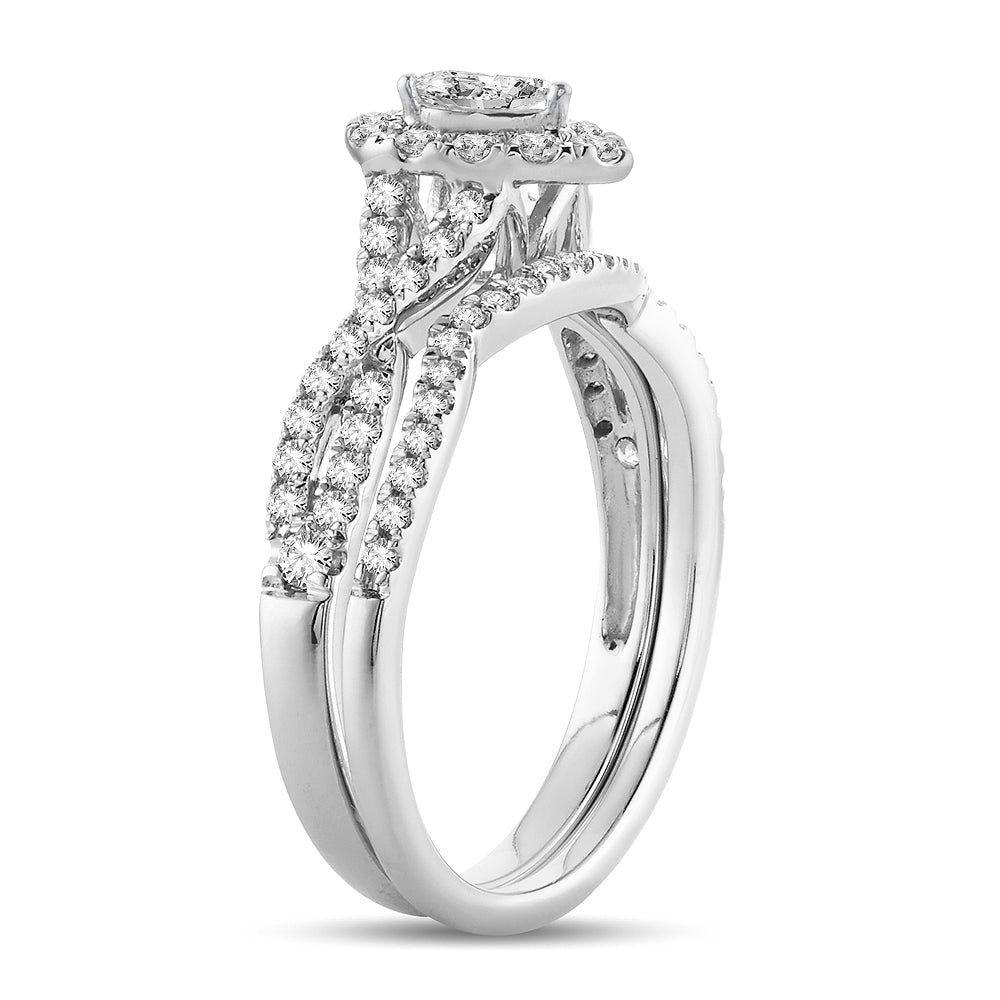 14K 0.75 Fancy Cut Bridal