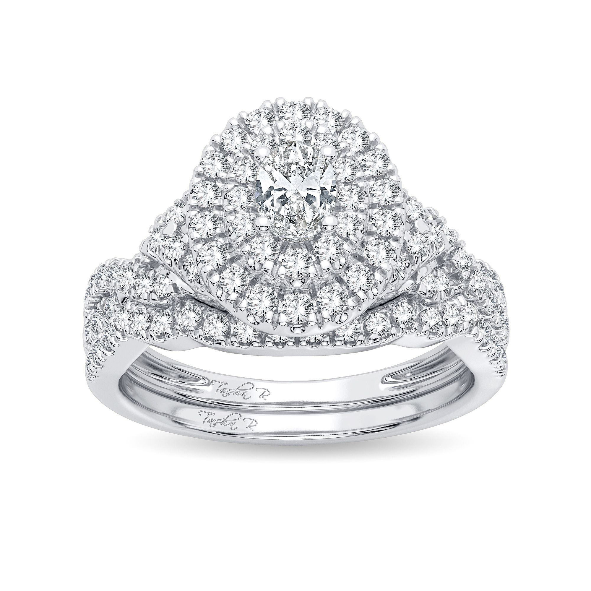 14K 1.00CT Diamond Bridal Ring