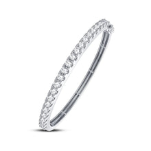 14K 2.50CT Diamond Bangle
