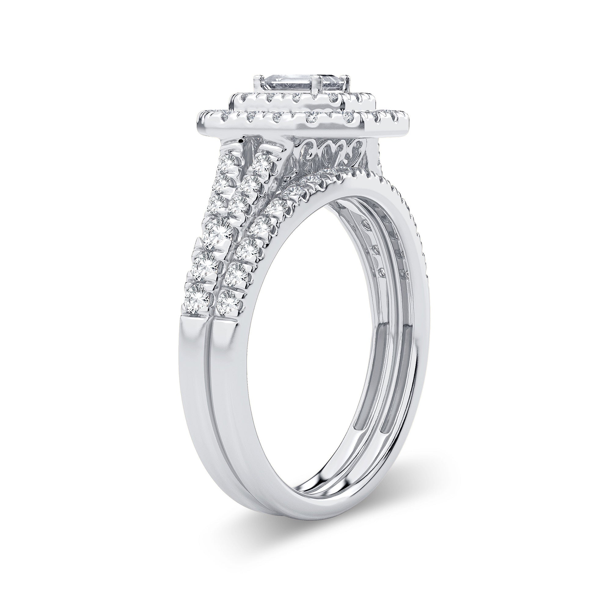 14K 1.00CT Diamond Bridal Ring