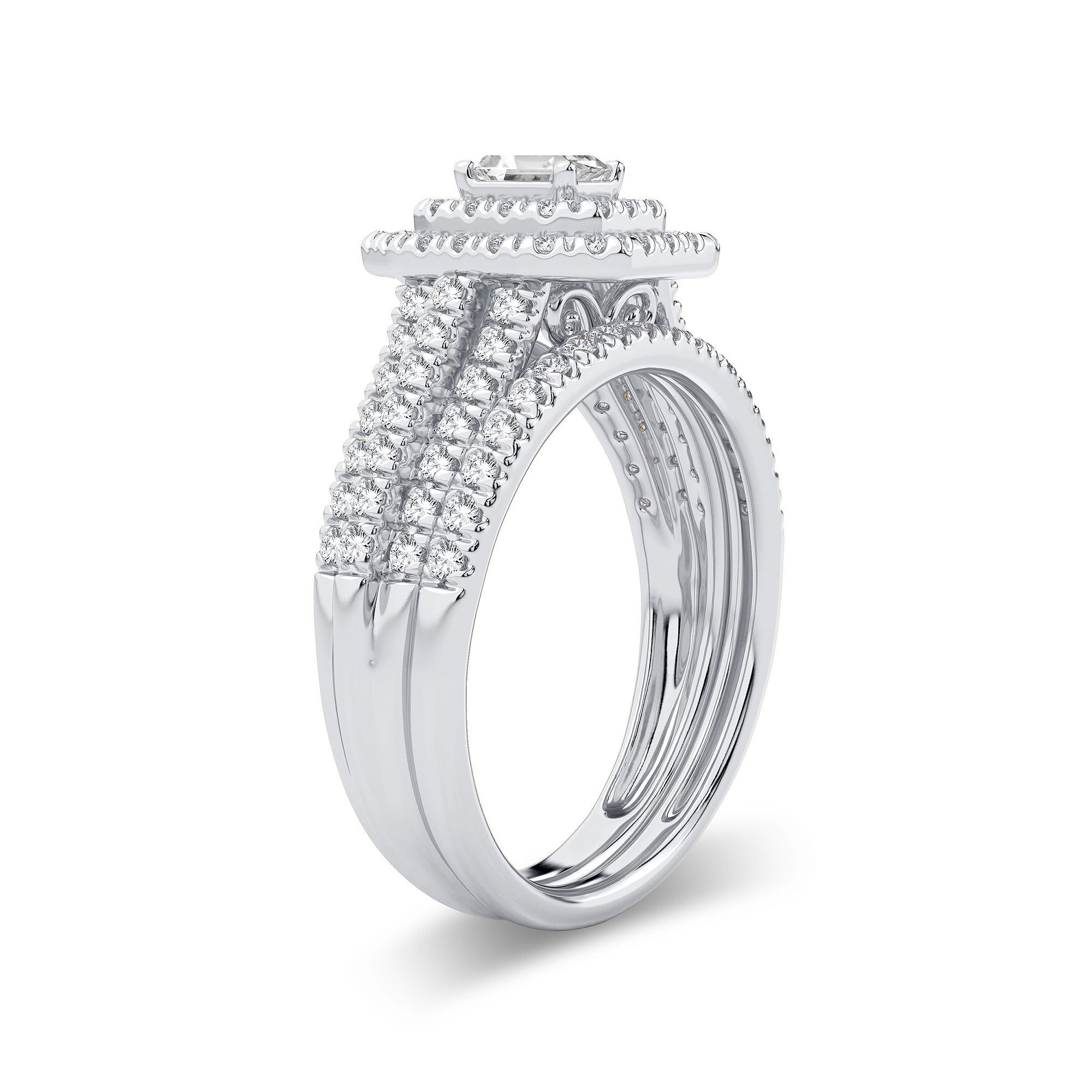 14K 1.00CT Diamond Bridal Ring