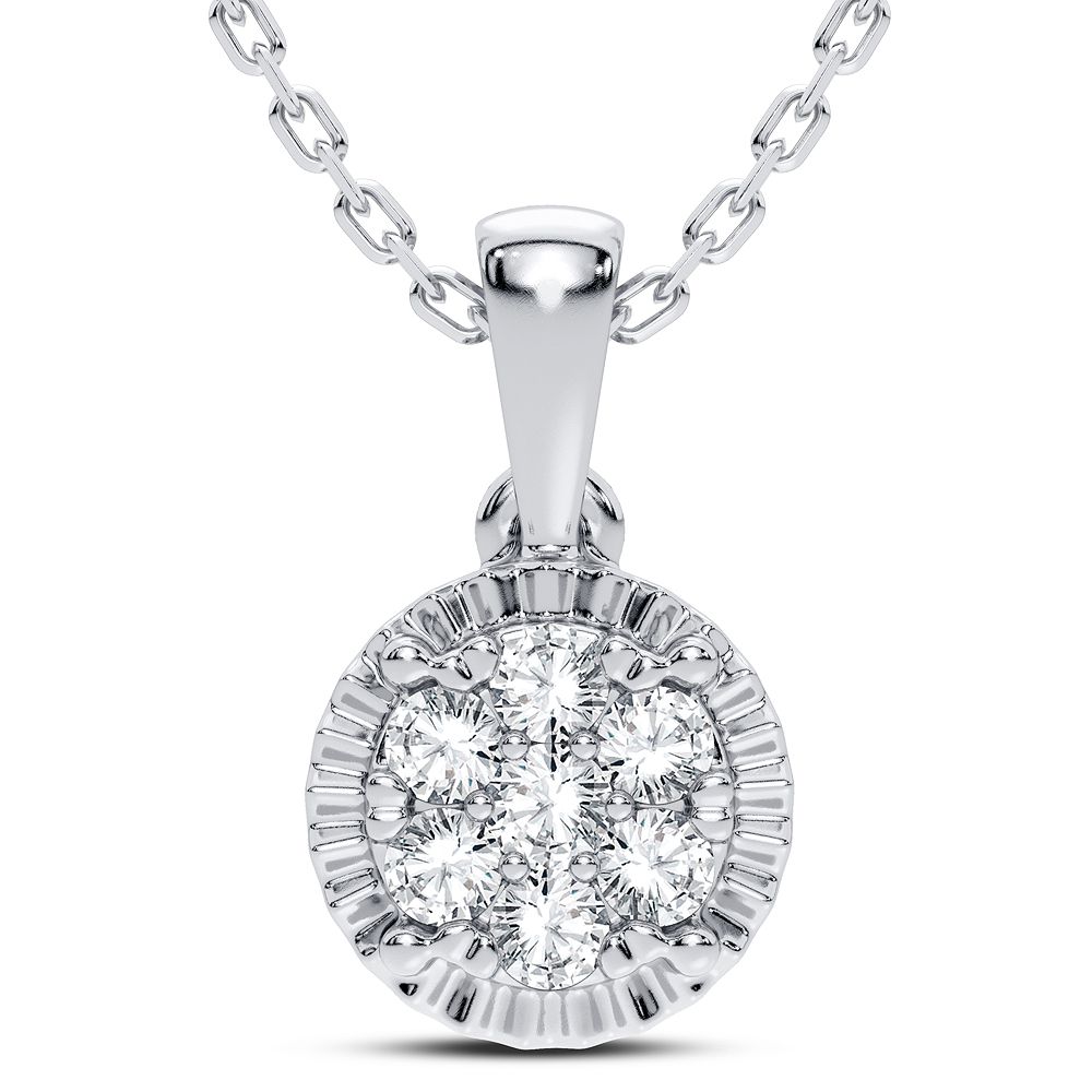 14K 0.14CT DIAMOND PENDANT