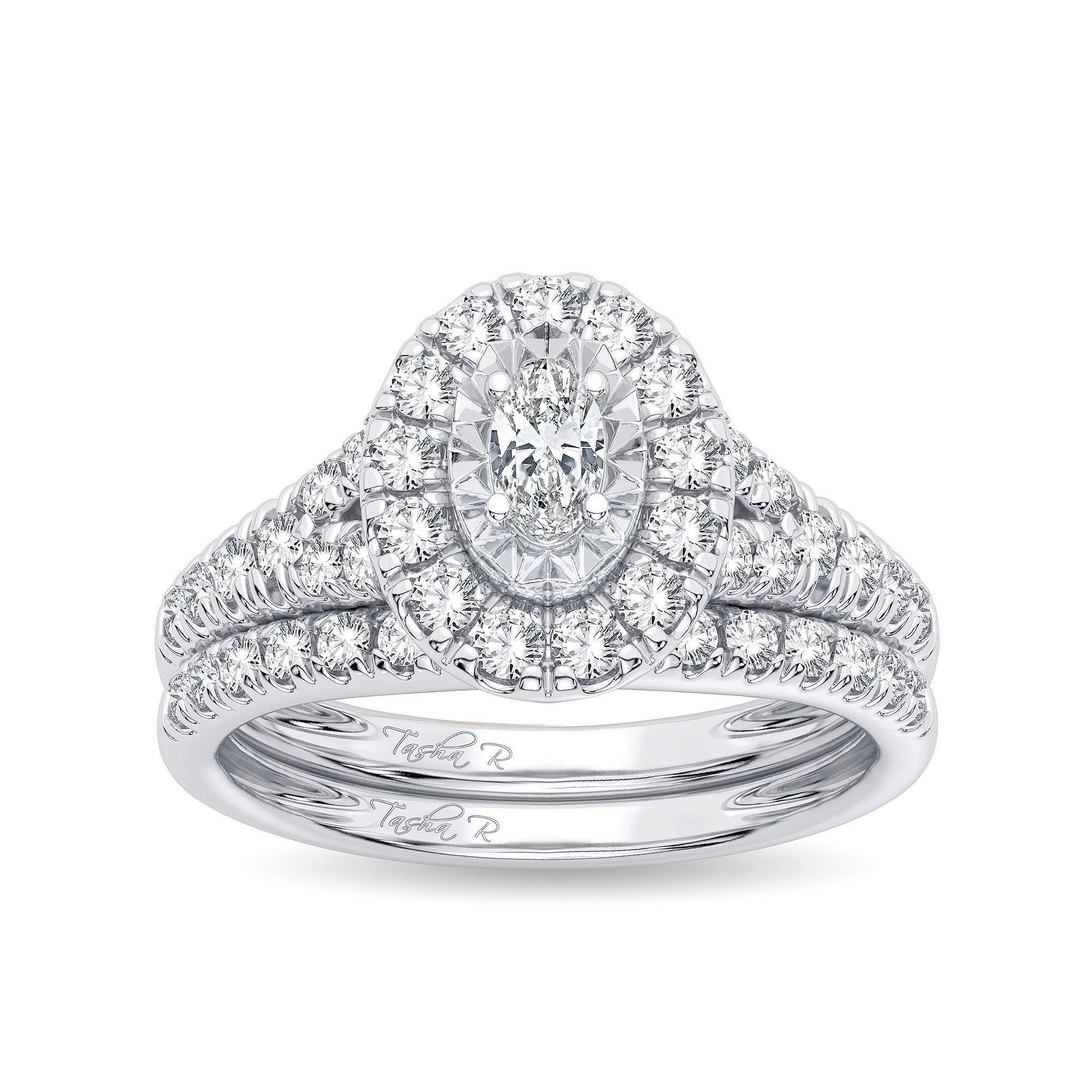 14K 1.00CT Diamond Bridal Ring