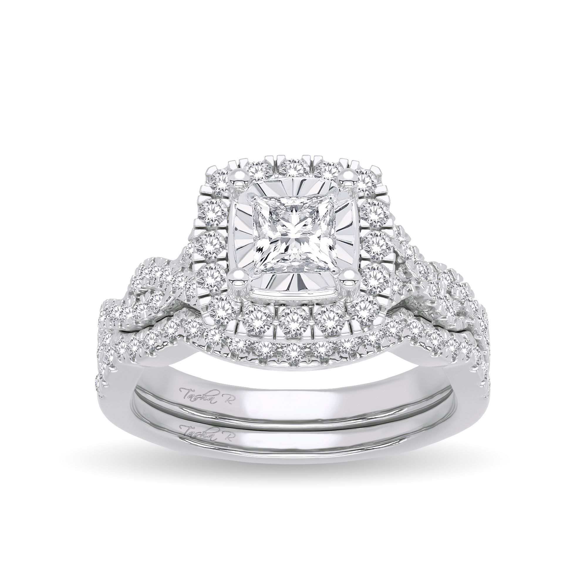 14K 0.62CT Diamond Bridal Ring