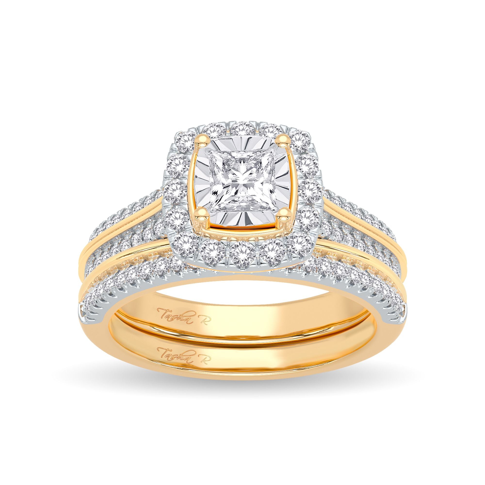 14K 0.64CT Diamond Bridal Ring