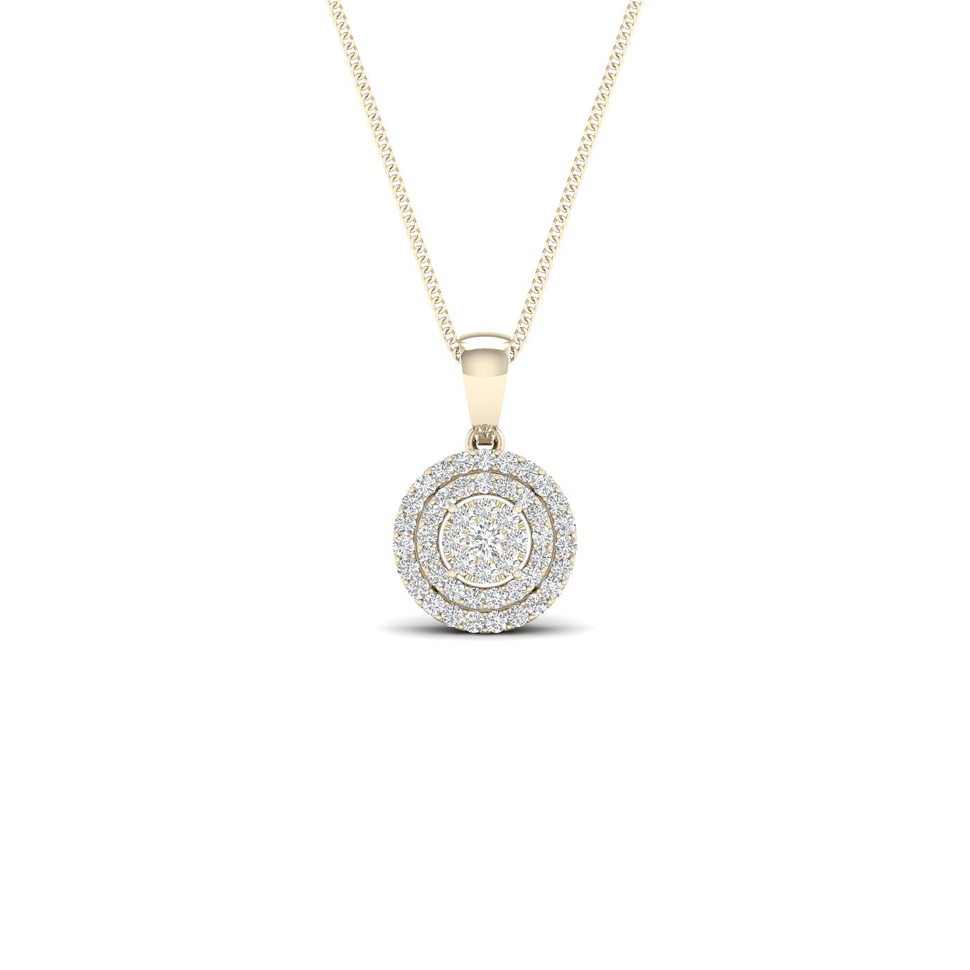 10K 0.13CT Diamond Pendant